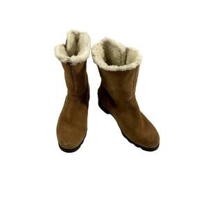 Sorel Women Warm Boots Brown Size 4